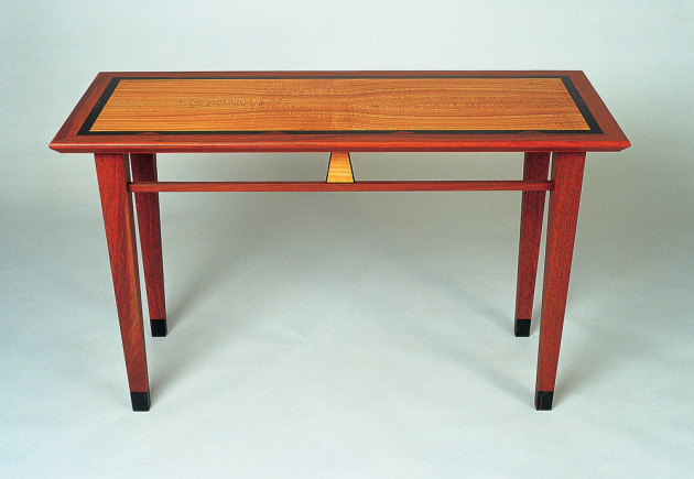 Greg Collins, hall table. Photo: Steven Blakeney