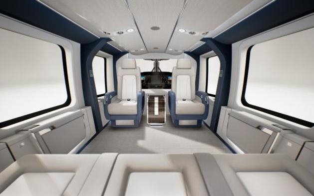 Inside Airbus Helicopters' H160 VIP version. (Airbus Helicopters)