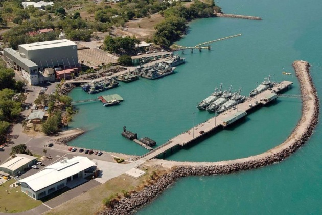 HMAS Coonawarra naval base in Darwin. Credit: Defence