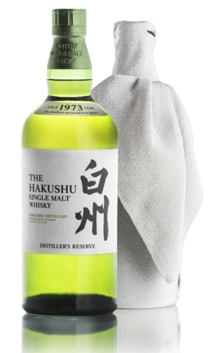 Hakushu Single Malt Whisky will be available in a special edition furoshiki wrap.