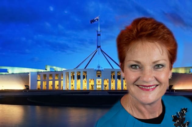 Senator Pauline Hanson. AOPA has committed to helping her develop an aviation policy. (composite image)