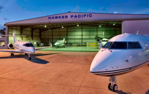 Hawker Pacific has extensive in-house expertise in dealing with corporate jets. (Hawker Pacific)