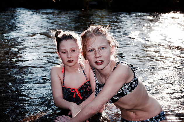Head On Student Prize - 3rd Place - Ana Burenkova. &ldquo;The water was colder than they thought it would be. I managed to capture the exact moment that they both realised they'd made a terrible mistake.&rdquo;