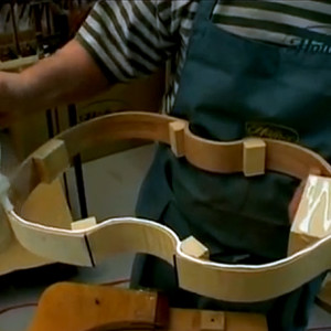 Just one of the innumerable processes involved in crafting a beautiful musical instrument.