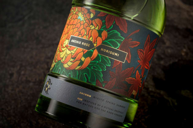 The first of four seasons in the Archie Rose X Horisumi limited edition rare gin series, with packaging designed by SquadInk.
Labels printed by Multi-color Corporation Australia on an HP Indigo WS6600, with foiling on a Digicon Series 2.