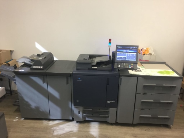 GC Digiprint&#39;s new Konica Minolta AccurioPress C2070.