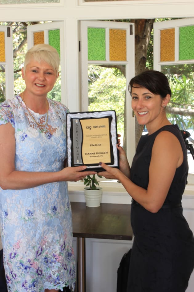Dianne Ruggeri with Michelle Chaperon