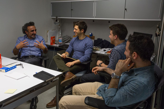 Chobani's billionaire CEO and founder Hamdi Ulukaya (far left) looks forward to helping food entrepreneurs break into the industry.