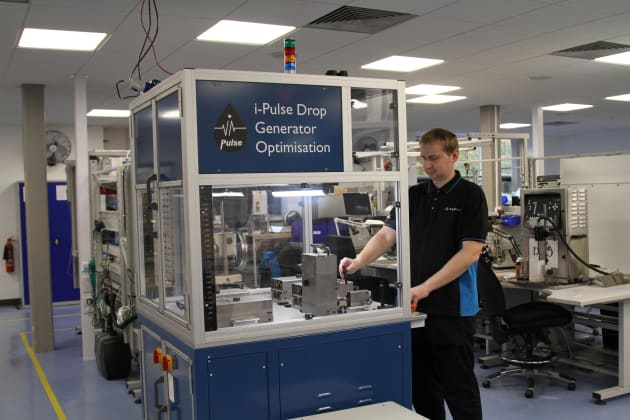 By revisiting and gaining a new understanding of the science of droplet formation, Domino has developed the new i-Pulse print head and unique frequency-matched drop generator.