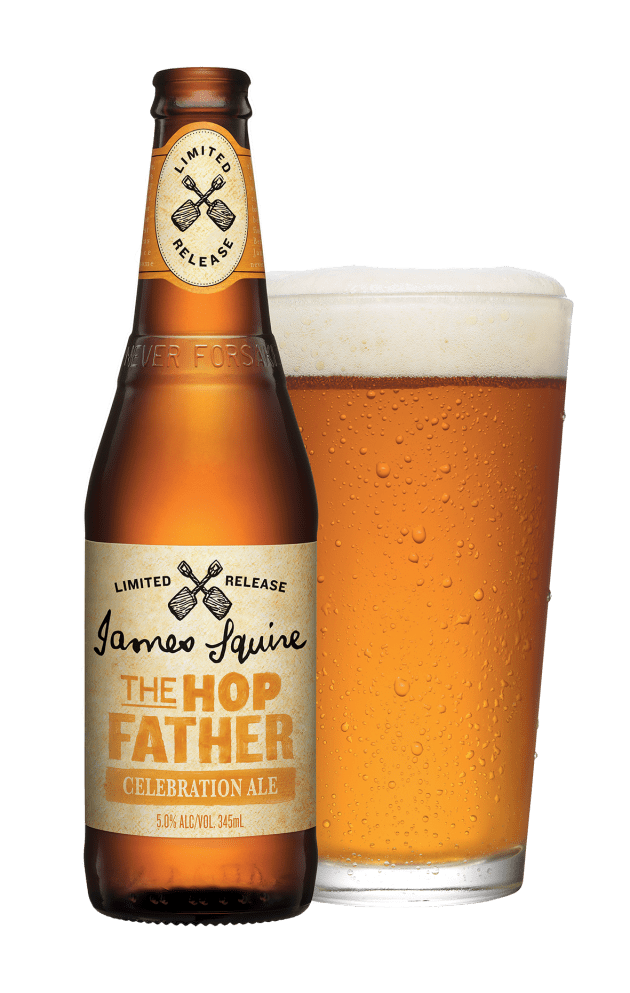 The Hop Father is a nod to James Squire himself.