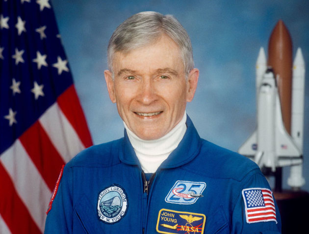 John Young, NASA's most experienced astronaut, died 5 January 2018 at the age of 87. (NASA)