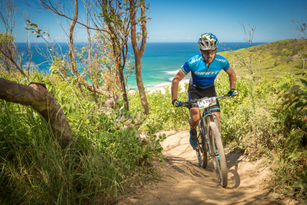 Jon Odams on the iconic Snakes and Ladders climb at Glenrock. Photo by OuterImage.com.au
