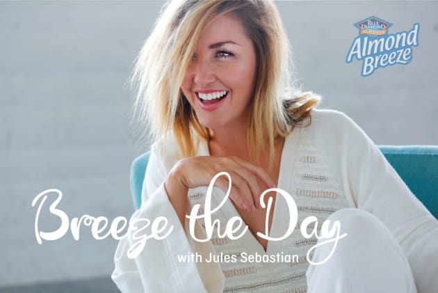 TV presenter and stylist Jules Sebastian is the new brand ambassador for Almond Breeze.
