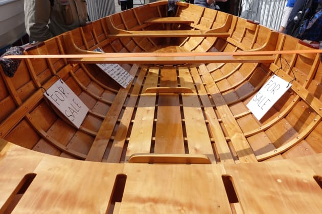 Some of Tasmania's specialty timbers are eminently suited to boatbuilding.