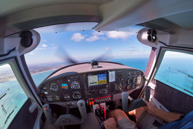 Cockpit of the Legend 600. (John Absolon)