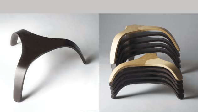 Simon Alexander Cook, Mercy Seat, plywood.