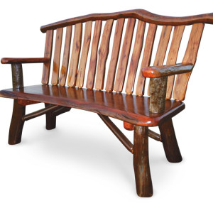 Michael Lehtonen, red ironbark and red forest gum bench chair