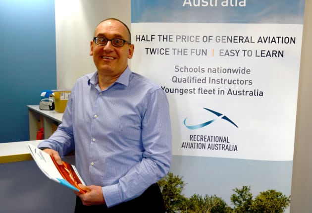 Recreational Aviation Australia CEO Michael Linke. (Steve Hitchen)