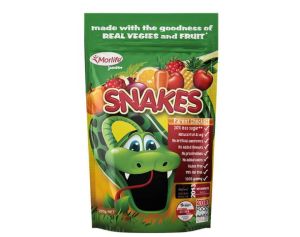 Morlife Junior labels that it uses fruit and vegetable extracts including carrot, pumpkin and spirulina in its confectionery products.