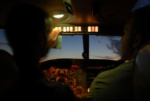 CASA's letter to DAMEs suggests restricting some CVD pilots from flying at night. (Steve Hitchen)
