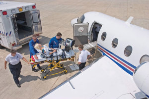 Nextant's 400XTi in air ambulance configuration. (Nextant)