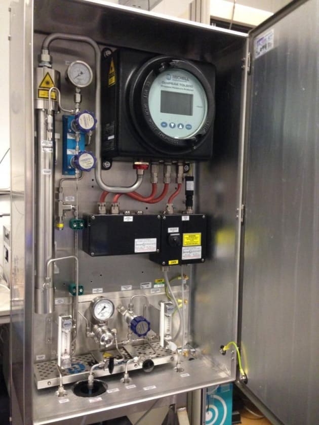 Michell Instruments has provided a moisture analyser &ndash; the OptiPEAK TDL600 &ndash; for assessment testing.
