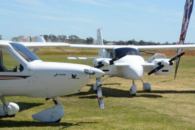 Jabiru brought several aircraft to OzKosh 2016 of both the single- and twin-engined variety. (Steve Hitchen)