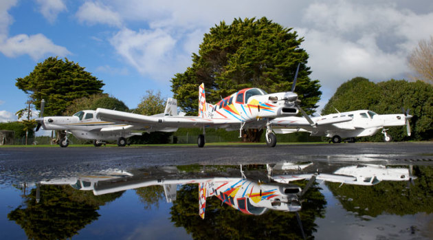 Pacific Aerospace Corporation P-750 single-engined turbo-props. (Pacific Aerospace Corporation)