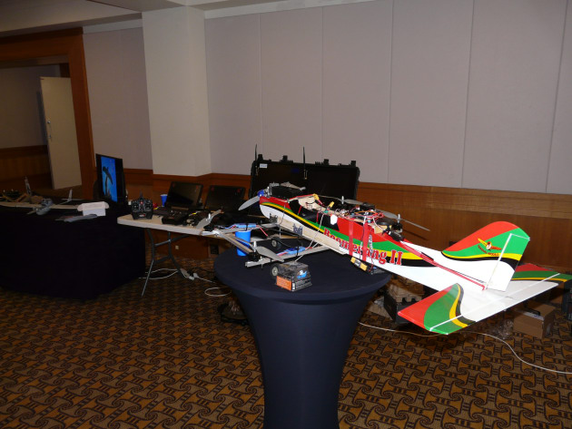 Army's Drone racing team was on hand at the event with some models and UAS of varying size and type.