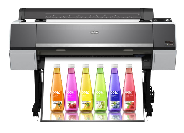 The Epson SureColour P9070 which, when driven by Starleaton/DES's EFI XF proofing rip, makes a very fine packaging proofer.