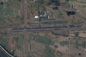 Portland Airport in Victoria, prior to the upgrade work. (Google Earth image)