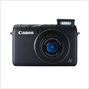 Canon's N100, a concept camera released at CES in Las Vegas, capture images from the front and rear at the same time.