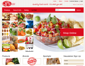Quality Food World's website.