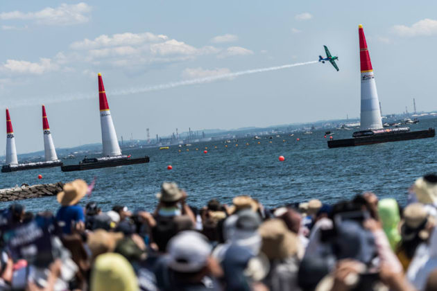 Yoshi Muroya has won the last two Red Bull Air Race events held at his home track of Chiba, Japan. (Jason Halayko / Red Bull Content Pool)