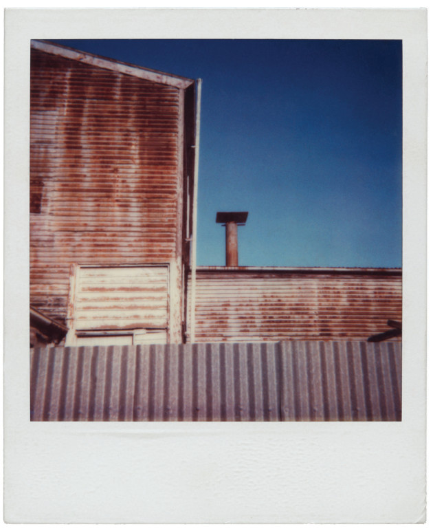 &copy; David Marks. Sheds, Bendigo Pottery, Epsom, VIC, 1985.