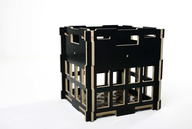 Rock Martin, Ply Crates, 2009, plywood, 400 x 400 x 400mm