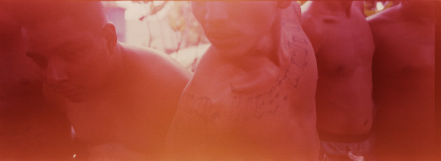 Gang members arrested. San Salvador, El Salvador 2005. The Lost Rolls Project. &copy; Ron Haviv.