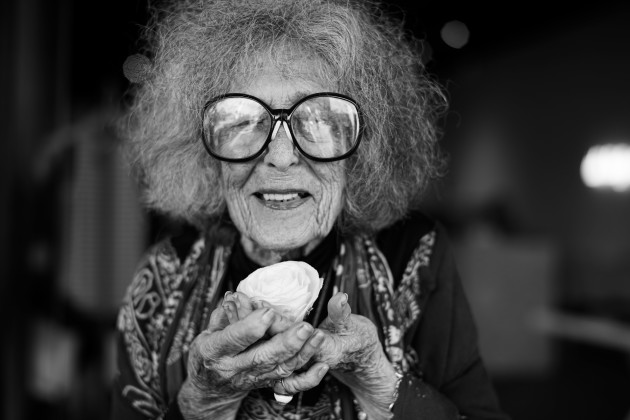 Rose Schuman
California, mother, painter, fashionista.
I was caught off guard by the lively and gregarious nature of this captivating 94-year-old woman. Full of life, full of stories from Hollywood old and new. Rose is an example of giving everything you can in life and making the most of everyday. &ldquo;Peace means everything. If we have peace, we have peace on the earth and #(*&!* everything else."