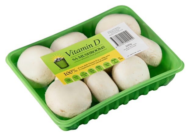 The mushrooms are designed to supplement consumers' daily intake of Vitamin D.