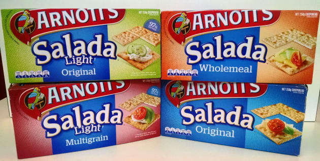 Campbell Arnott&rsquo;s is nominated for its Salada carton.
