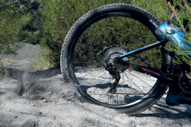 You don&rsquo;t need a fatbike but if your trails commonly have deep sandy patches, selecting some larger volume tyres will help you to stay afloat. Also run wide rims if you can, as these will allow you to lower your tyre pressures without suffering from excessive tyre squirm.