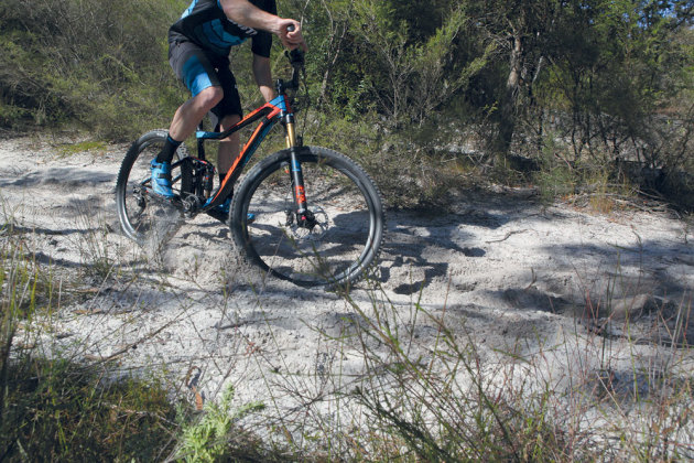 Avoid placing too much weight over the front wheel or this is likely to be the result!