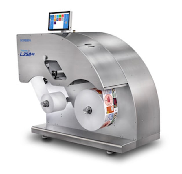 Screen GP&rsquo;s all new Truepress Jet L250AQ inkjet label press.