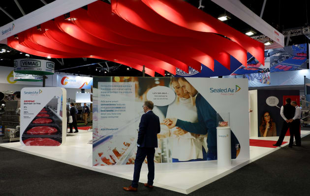The Sealed Air Food Care stand at Foodpro 2017.
