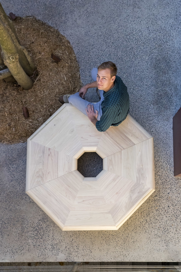 O.C.H bench from Tulipwood by Ben Percy. Photo: Tom Ferguson.