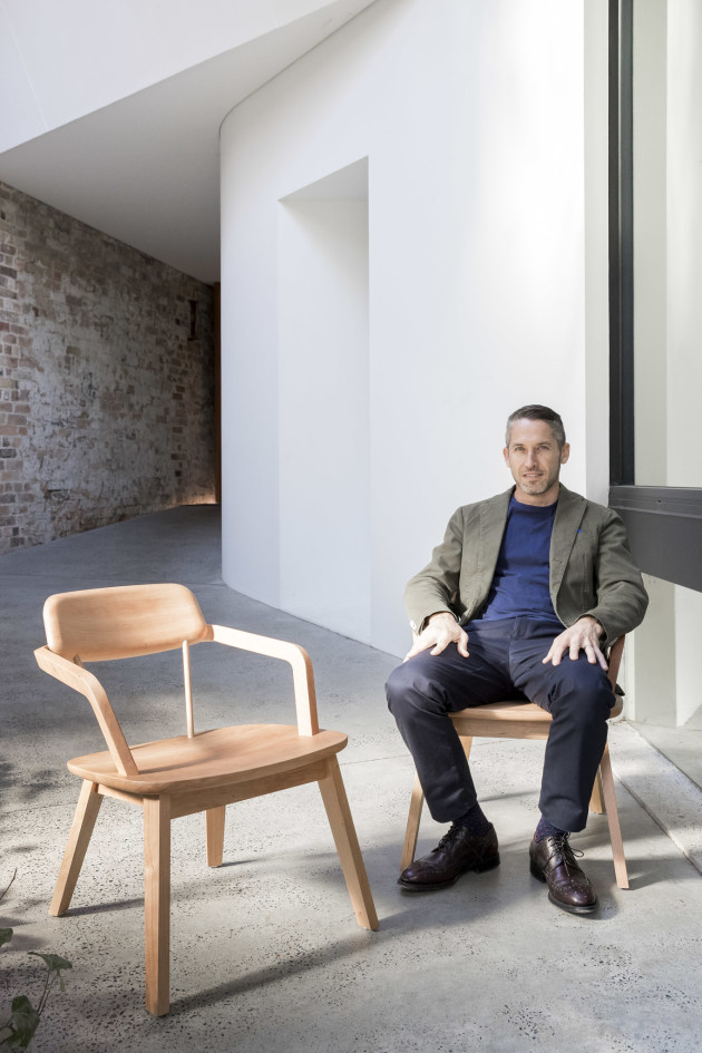 JAC armchair, Todd Hammond. Photo: Tom Ferguson