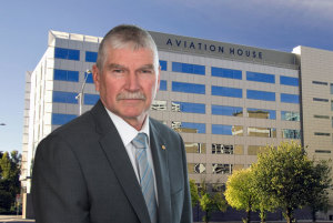 Director of Aviation Safety Mark Skidmore has been charged with changing the culture at CASA. (Composite image CASA/Bidgee)