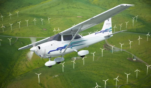 Cessna's diesel-powered Skyhawk JT-A. (Textron Aviation)