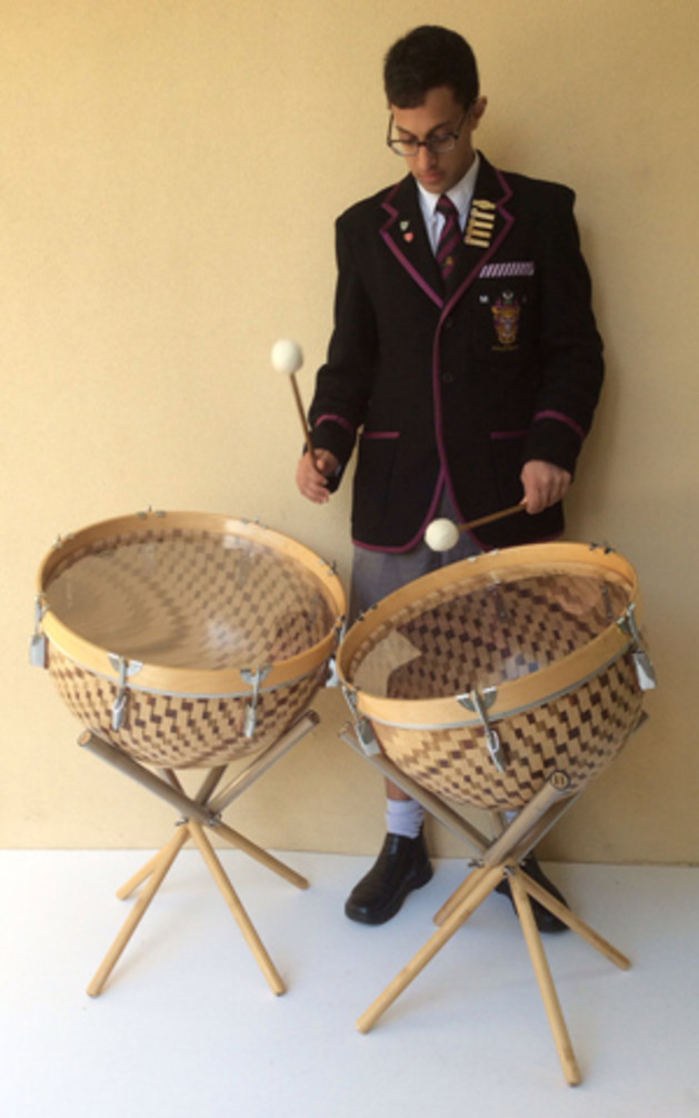 Woodturned Timpani Drums