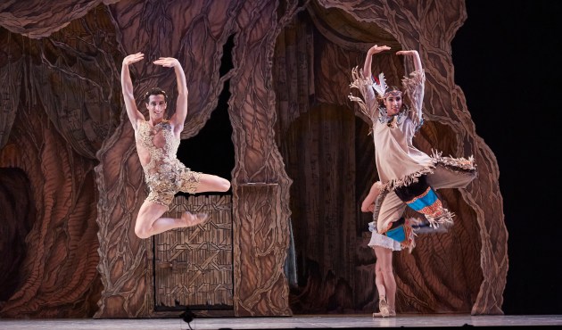 Stefano Russiello and Polly Hilton in Peter-Pan.

Photo: Sergey Pevnev